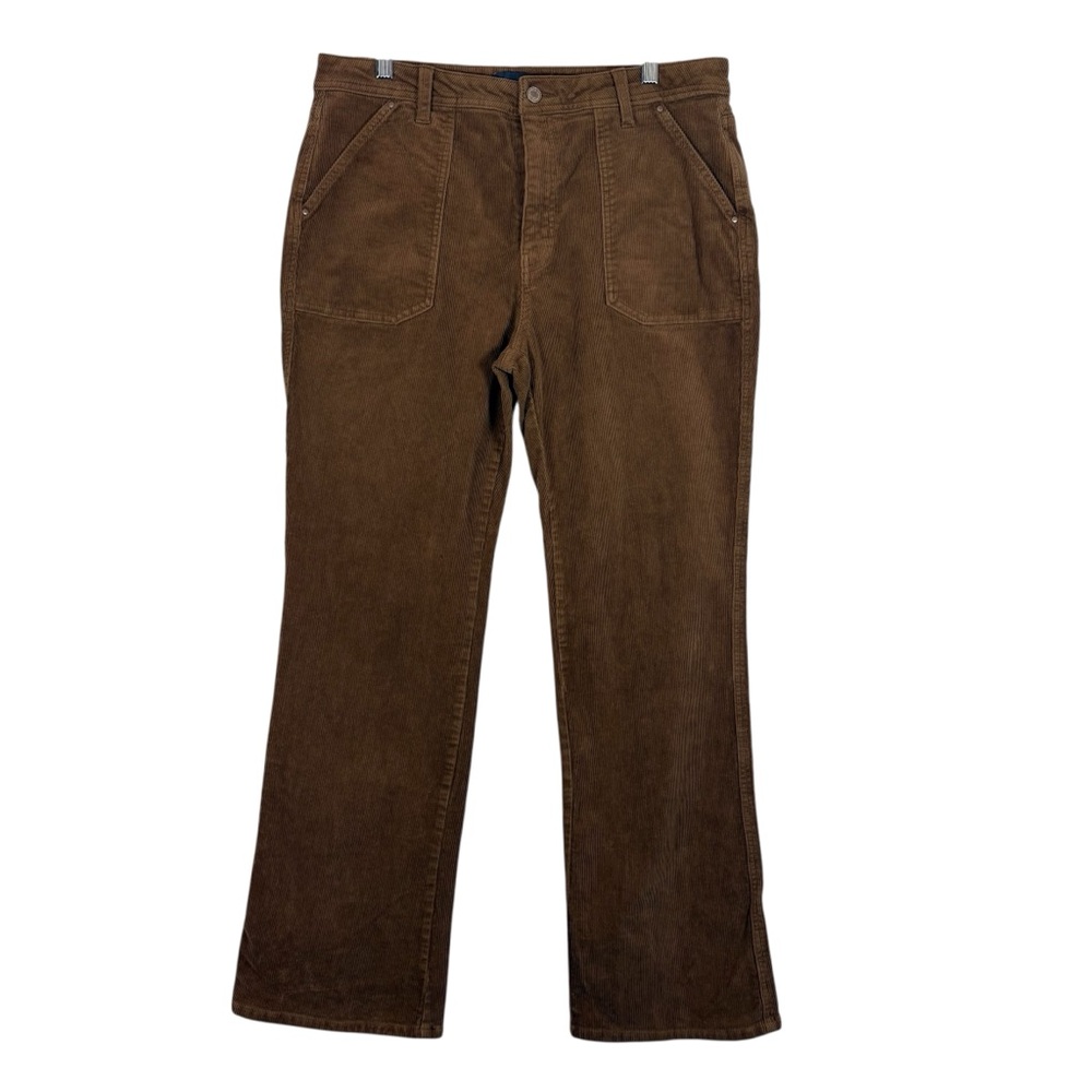 Indigo Rising Brown Corduroy Flare Pants Size 15/16 Stretch Boho Retro